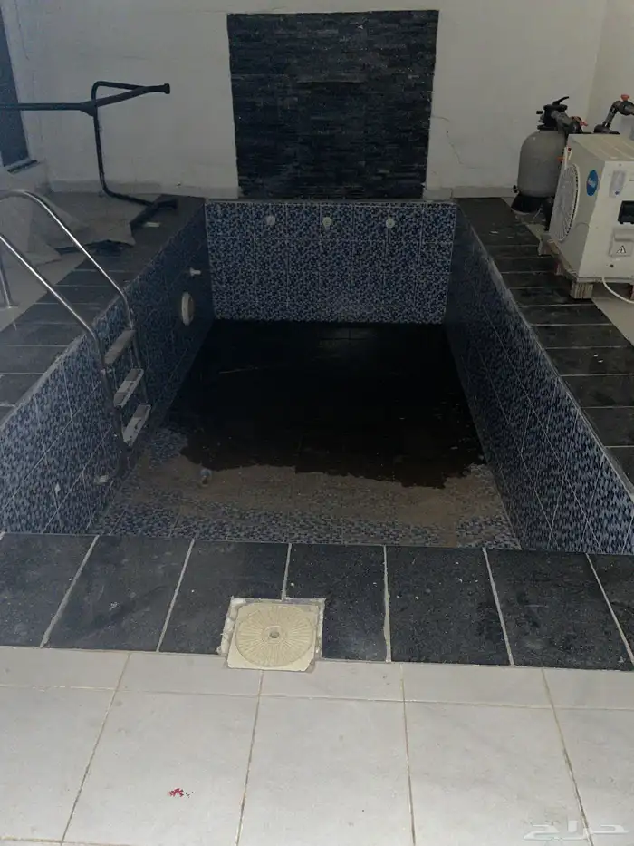 جهاز تدفئة مسبح (عرض3م طول6م عمق متر) وفلتر خاص به 4