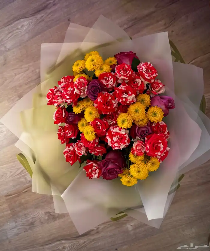 باقة ورد طبيعيه تعبر عنك 1