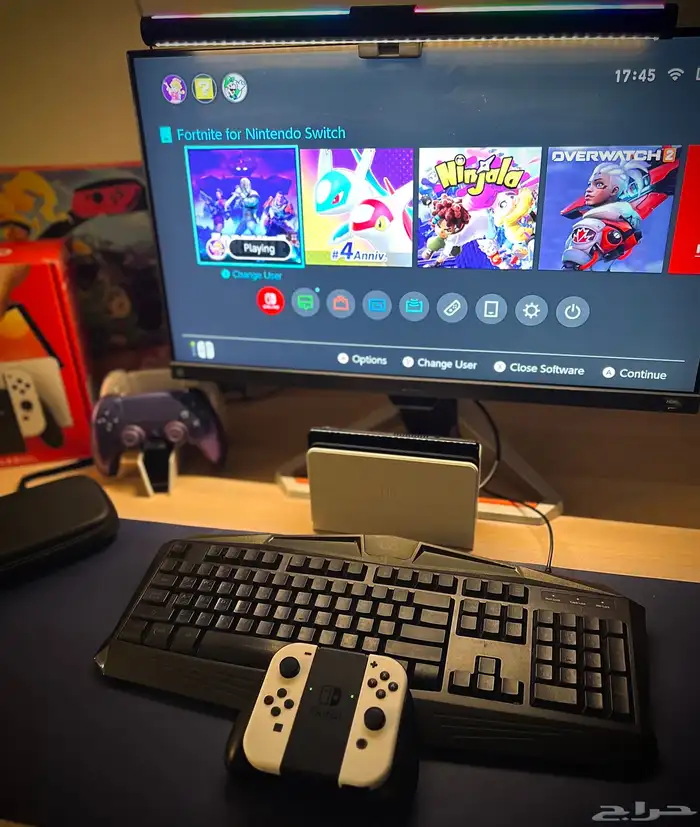 نتندوسويتش اولد ابيض nintendo switch oled 0