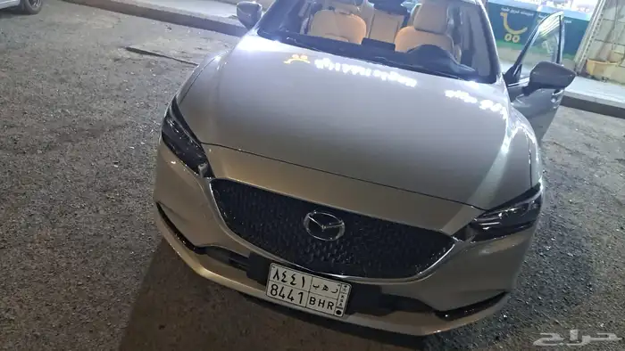 مازدا 6 نص فل 2025 سعودي وارد الحاج حسين لون بيج 5