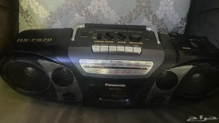 Panasonic ابو سماعتين راديو معه مسجل نظيف شغال على الشرط 0