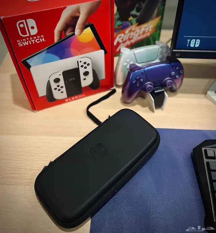نتندوسويتش اولد ابيض nintendo switch oled 3