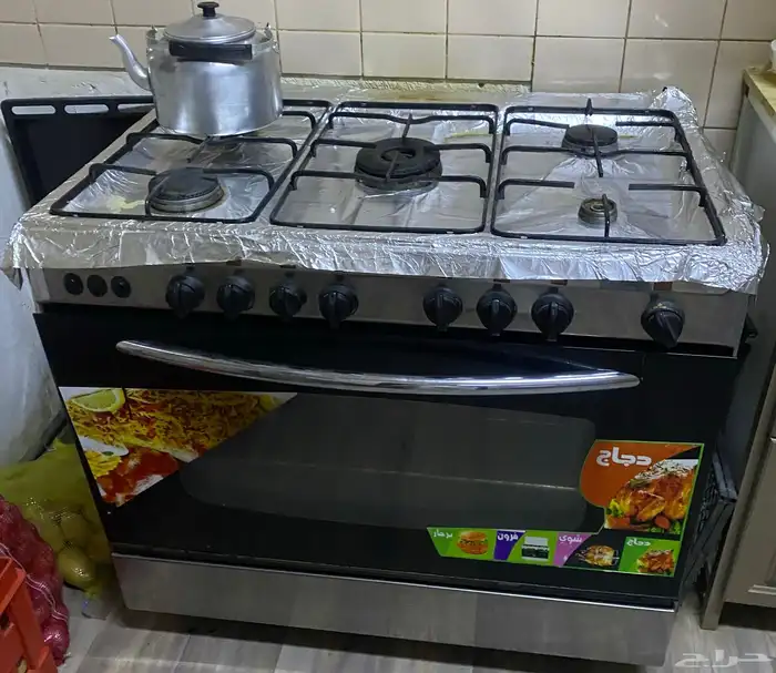 ثلاجة يوجين   فرن 5 عيون 1