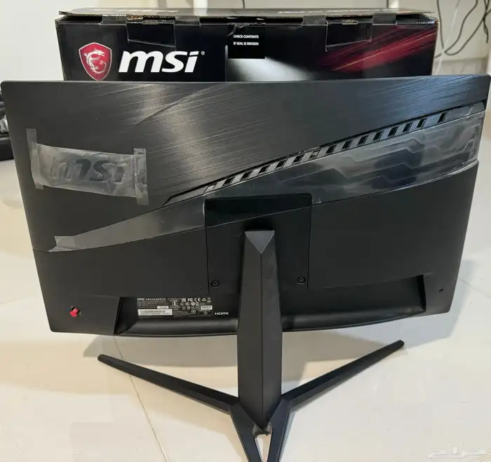 شاشة ألعاب MSI منحنية 23.6 بوصة   144Hz 1