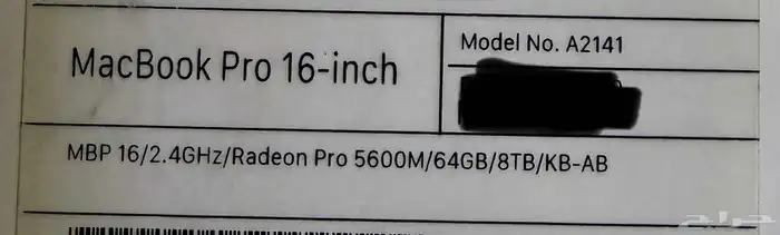 macbook pro 2019 core i9 RAM64 hard 8T BT86 3