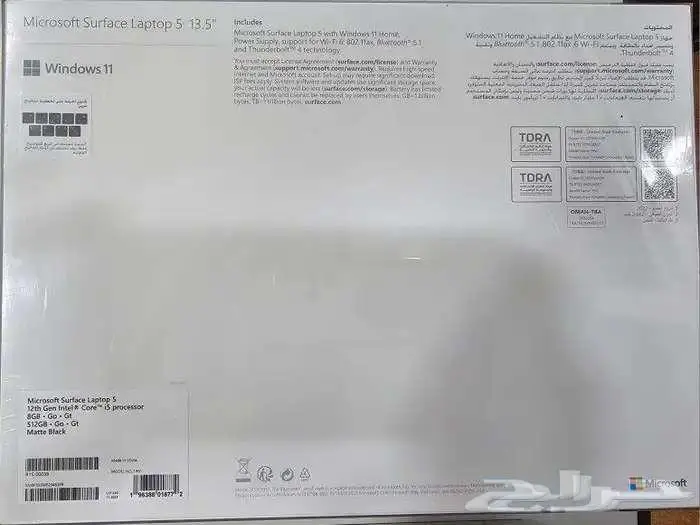 لابتوب مايكروسوفت سيرفيس 5 جديد 256 و 512 5