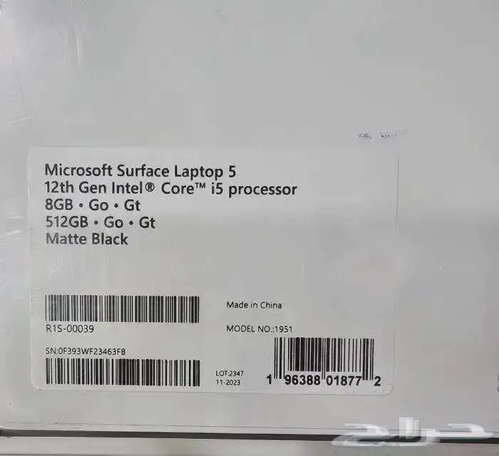 لابتوب مايكروسوفت سيرفيس 5 جديد 256 و 512 4