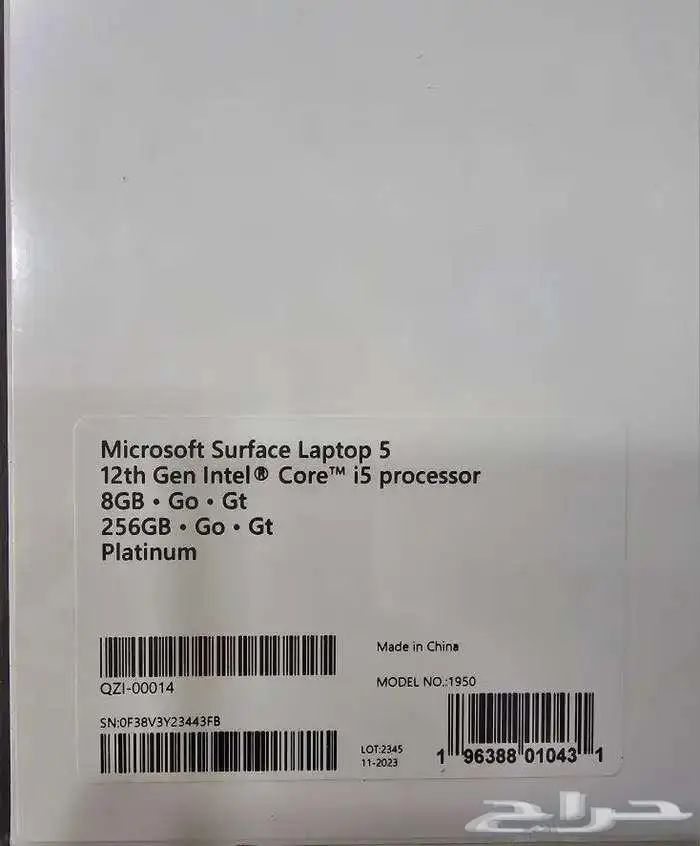 لابتوب مايكروسوفت سيرفيس 5 جديد 256 و 512 3
