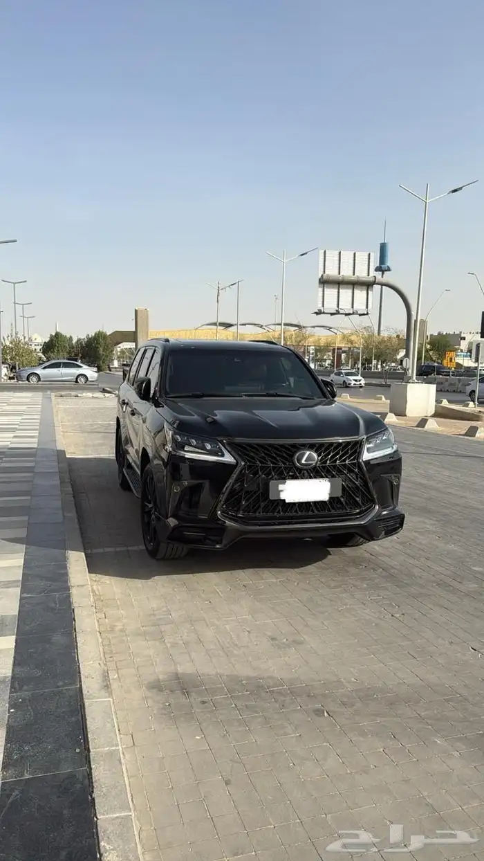 2020 Lexus LX Black Edition in storage 2