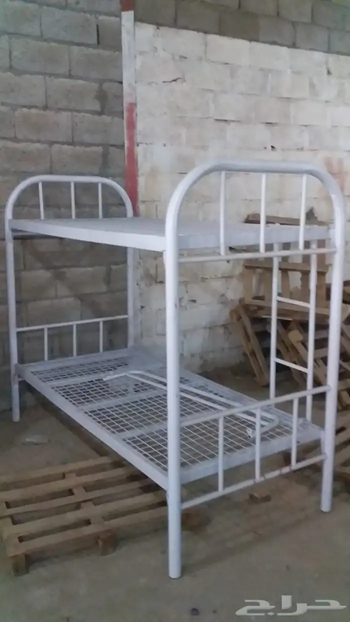 سرير حديد دورين نفر 3دور سرير حديد طبق سرير خشب 26