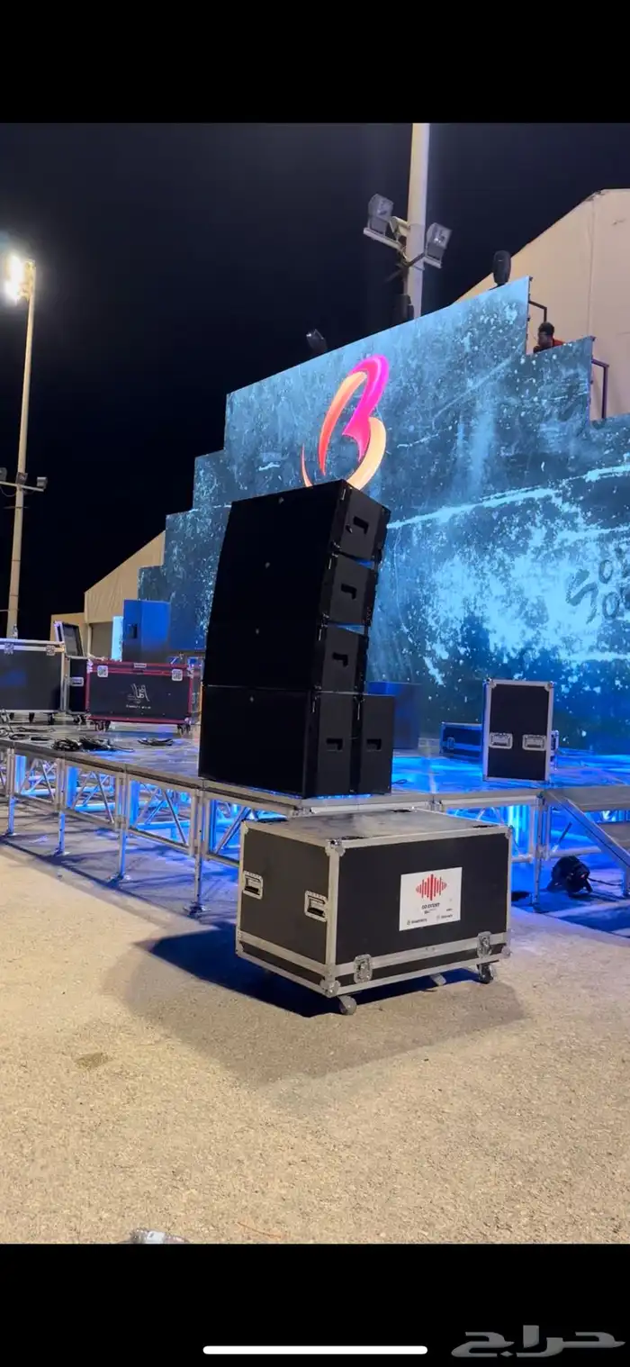 تاجير سماعات لاين اري speakers line array 3