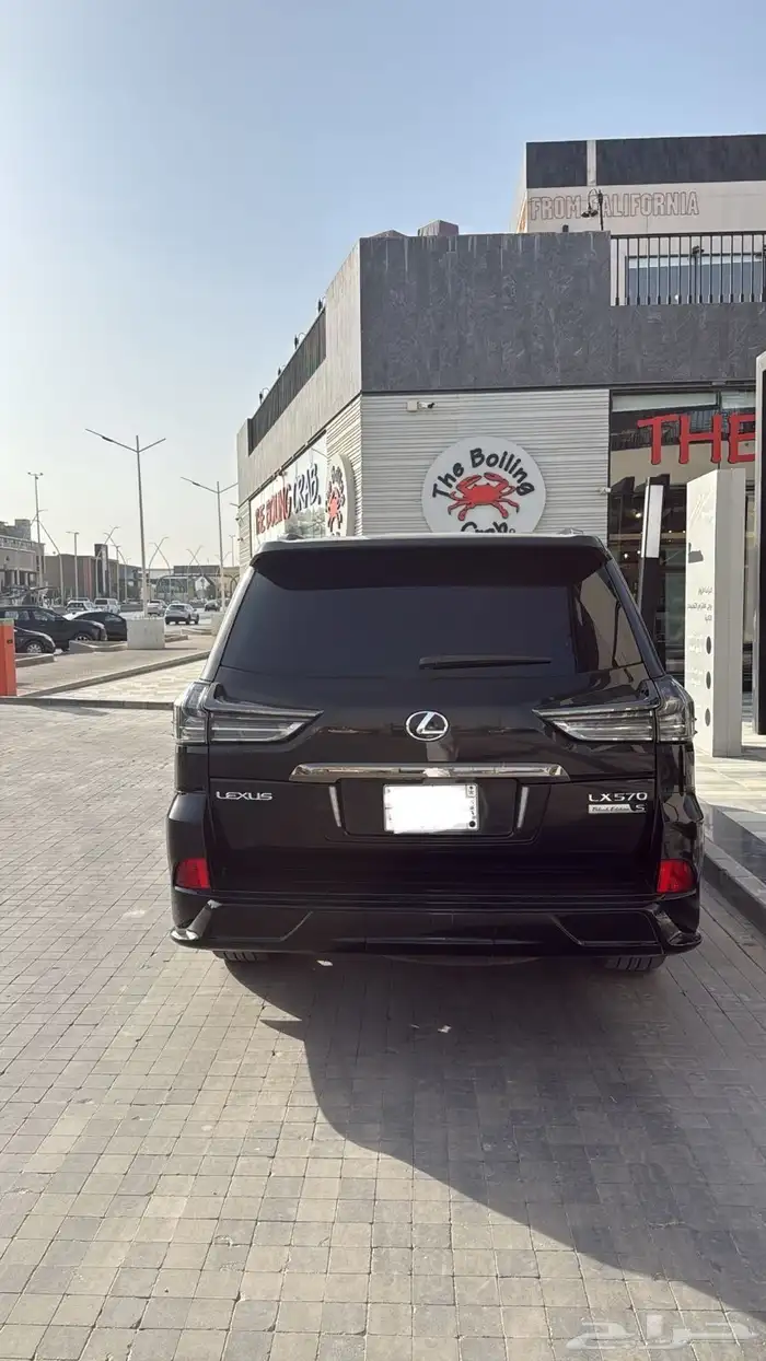 2020 Lexus LX Black Edition in storage 3