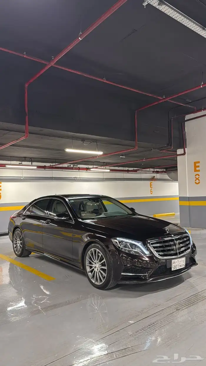 مرسيدس 2016 s400 بدي ومحركات وكاله زر واحد 11