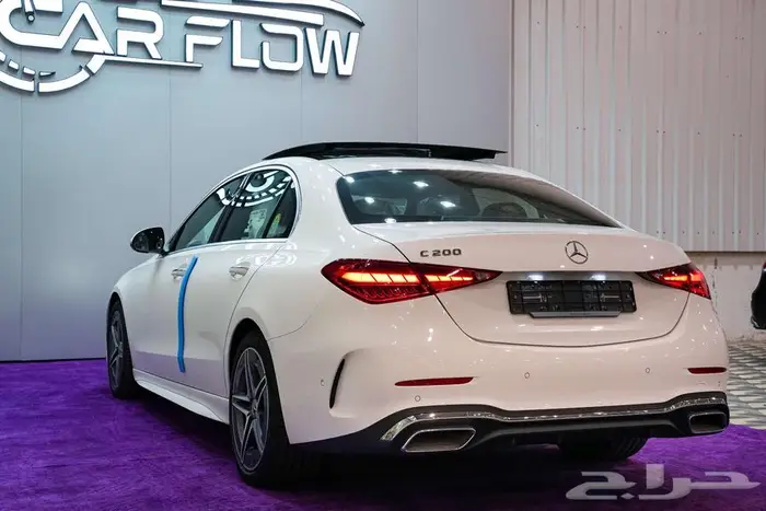 C200 مرسيدس 2025 ابيض اصفار 2