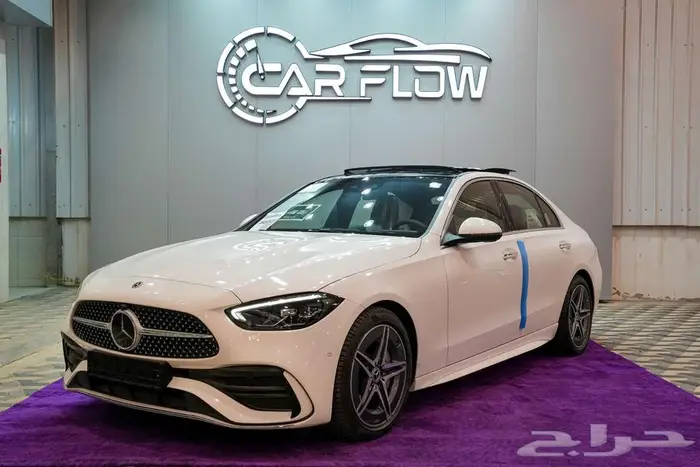 C200 مرسيدس 2025 ابيض اصفار 1