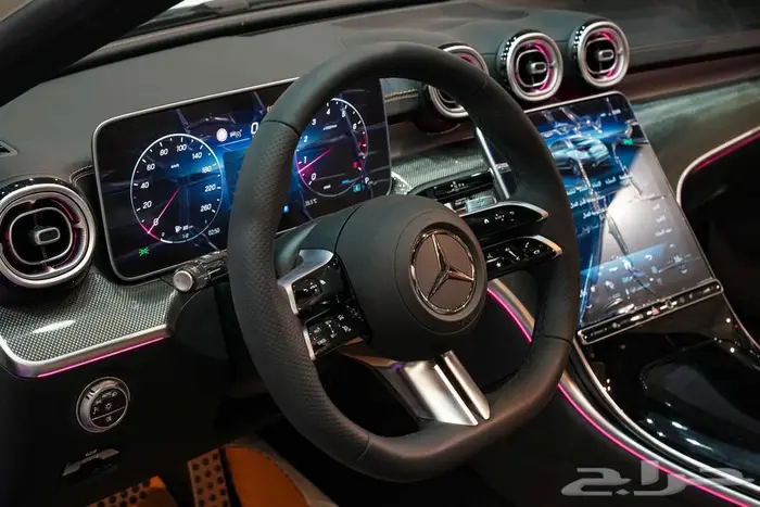 C200 مرسيدس 2025 ابيض اصفار 14