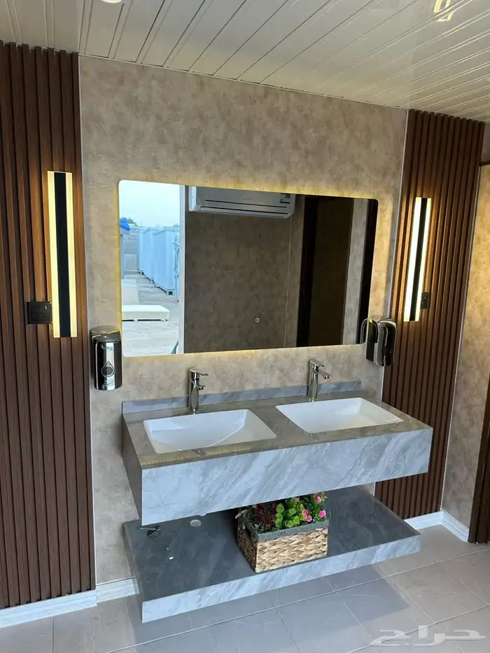 دورات مياه متنقلة حمام متنقل دورة مياه كونتينر كنتينر 11