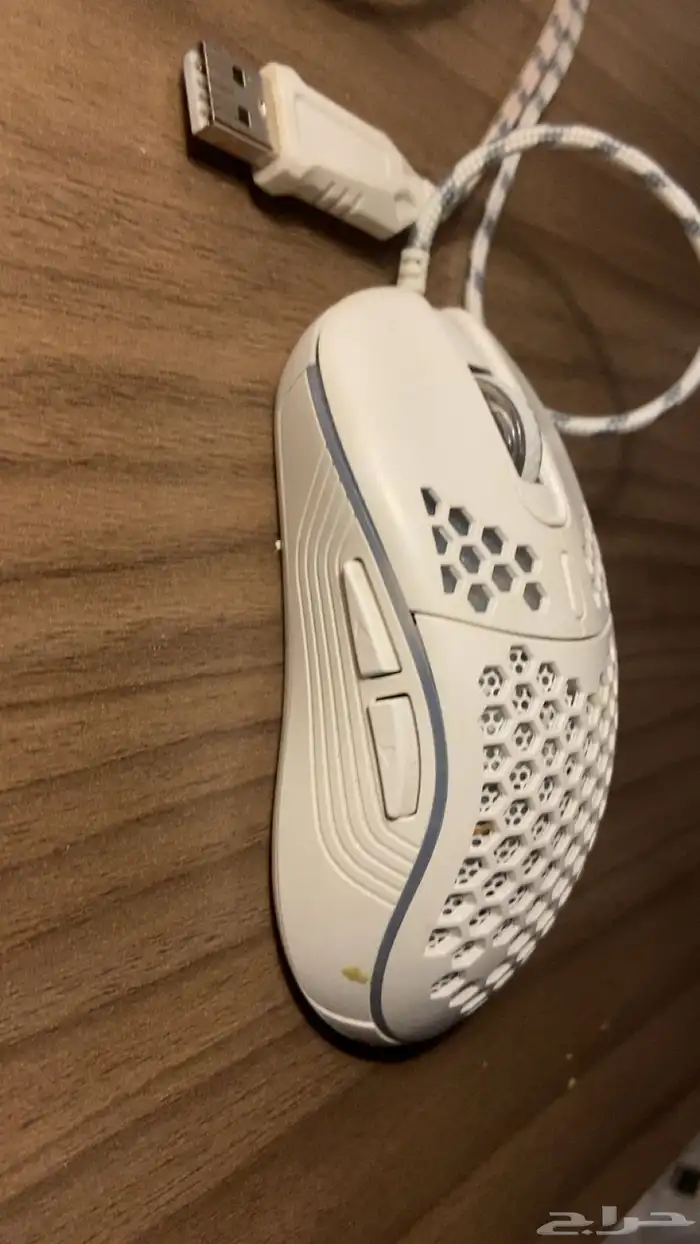 كيبورد وماوس ابيض سلكي 3