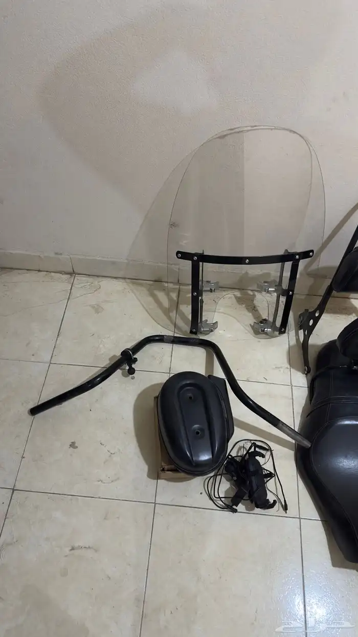 سيت دراجة سبوستر مقعدة قزازه فلتر وكاله تكاية رديف وسائق 2