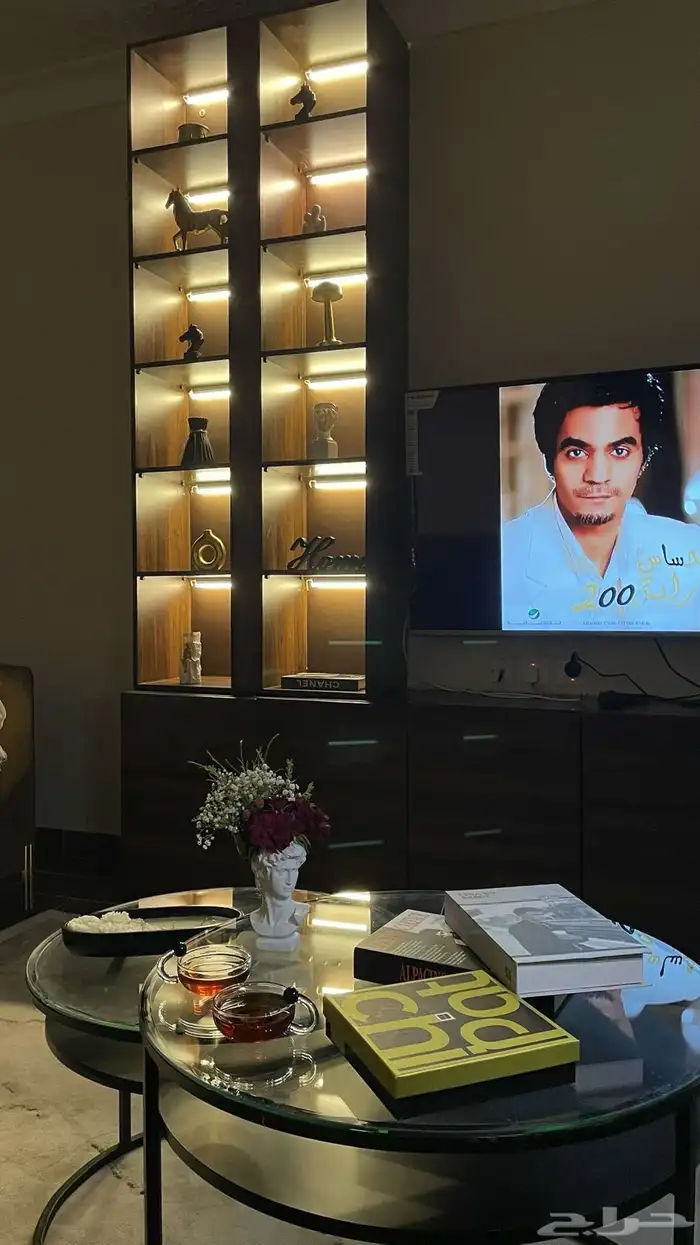 ديكور تلفزيون خشب 0