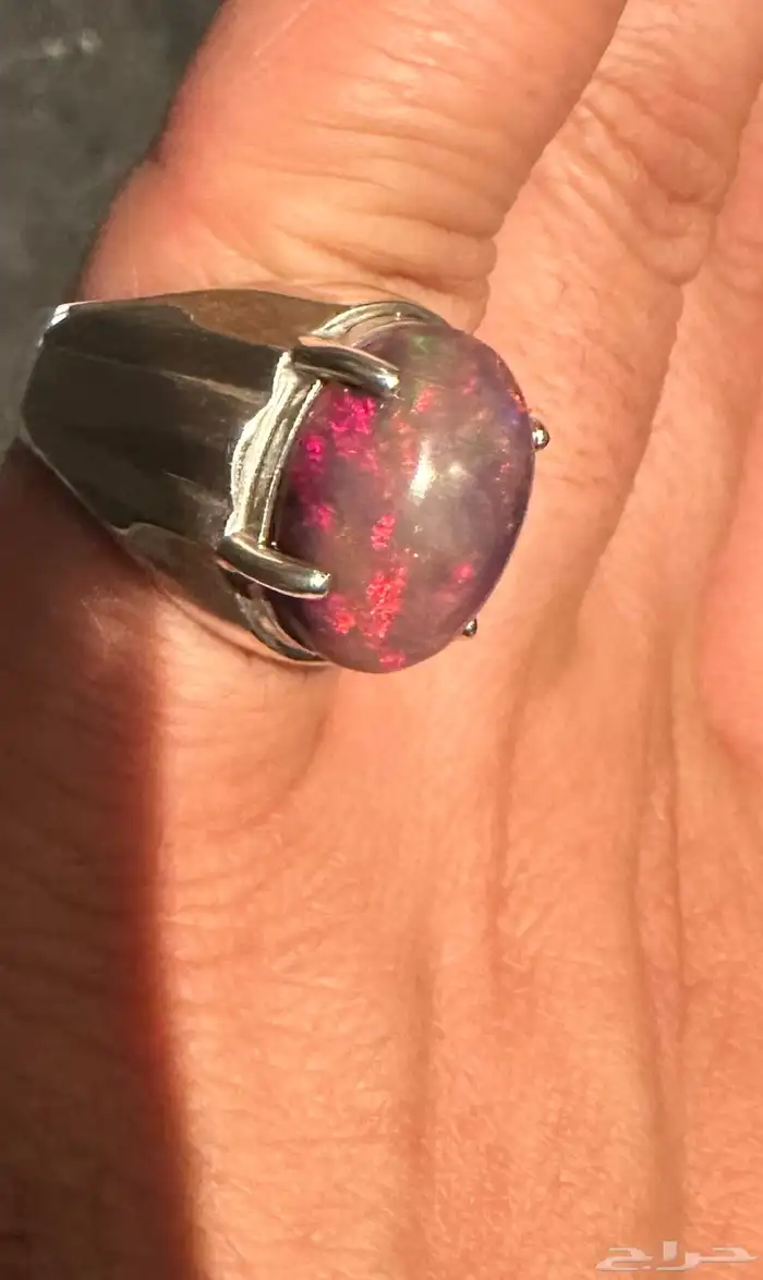 خواتم ياقوت افريقي  اوبال اسود استرالي  فيروز نشابوري 9