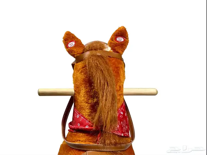 لعبه ركوب حصان هزاز للاطفال - حصان هزاز خشبي بالحجم الكبير 3