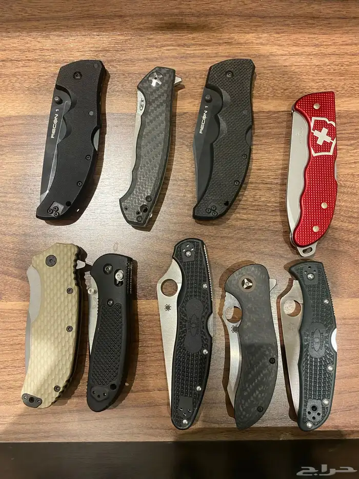 مجموعة سكاكين مطويات مميزة جدا للهواة فقط 0