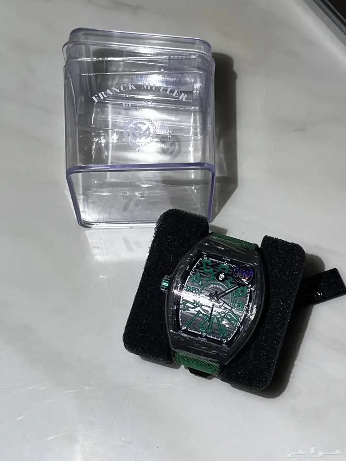 ساعة فرانك مولر اخضر 2