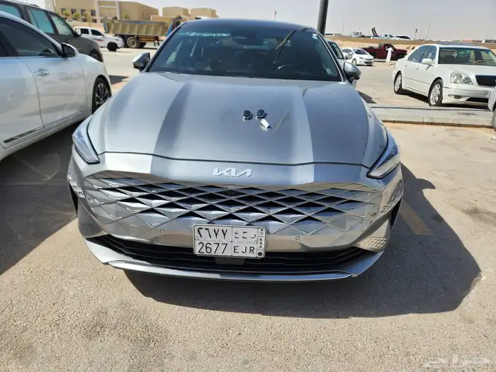 كيا K8 2022 فل الفل سعودي لون تيتانيوم V6 0