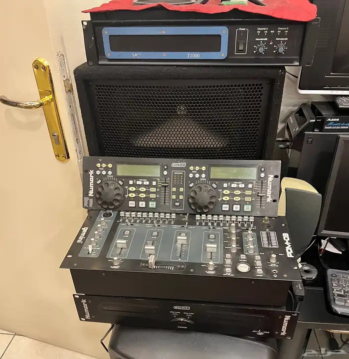 مجموعة DJ instruments )Numark controller   Gemini mixer   C 0