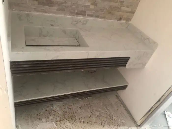 مغاسل رخام طبيعي وصناعة ومطبخ وطولات الانجاز 3ايم مع التركي 22