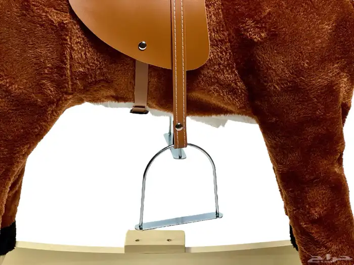 لعبه ركوب حصان هزاز للاطفال - حصان هزاز خشبي بالحجم الكبير 4