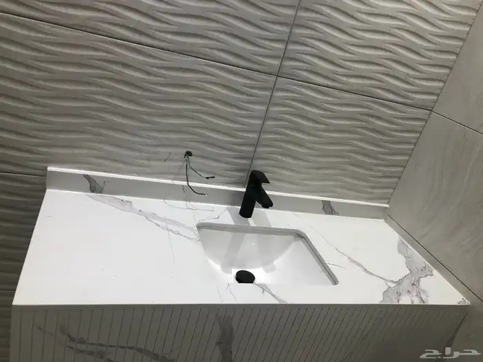 مغاسل رخام طبيعي وصناعة ومطبخ وطولات الانجاز 3ايم مع التركي 16