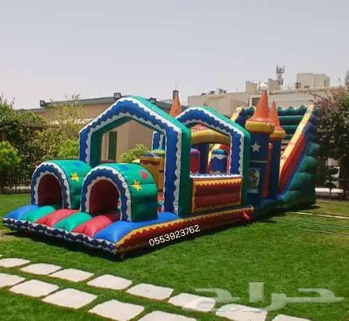 ايجار نطيطات زحليقه مائيه ملعب صابوني 2