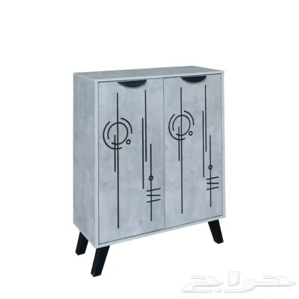 خزانة أحذية بابين خشب ماليزي لاروز - خشبي 6