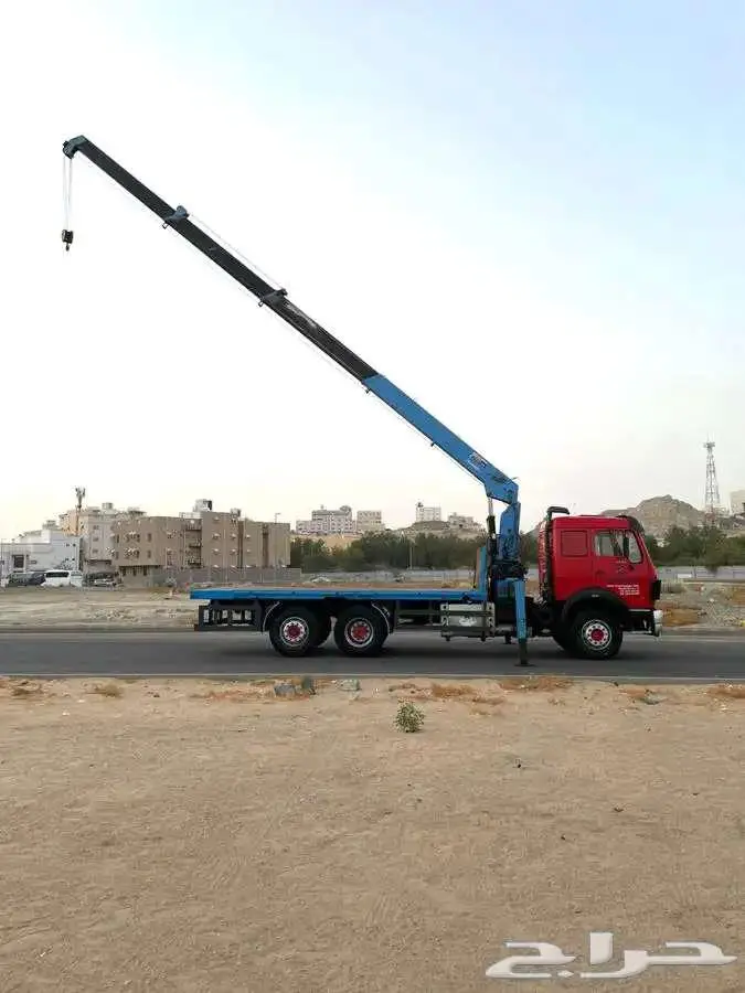 مرسيدس ال بي موديل 1988 طراز 1935 مجهز بونش BOOM TRUCK 4