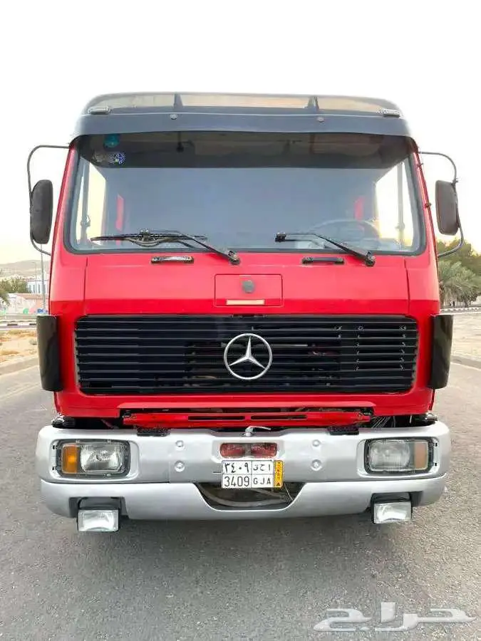 مرسيدس ال بي موديل 1988 طراز 1935 مجهز بونش BOOM TRUCK 21
