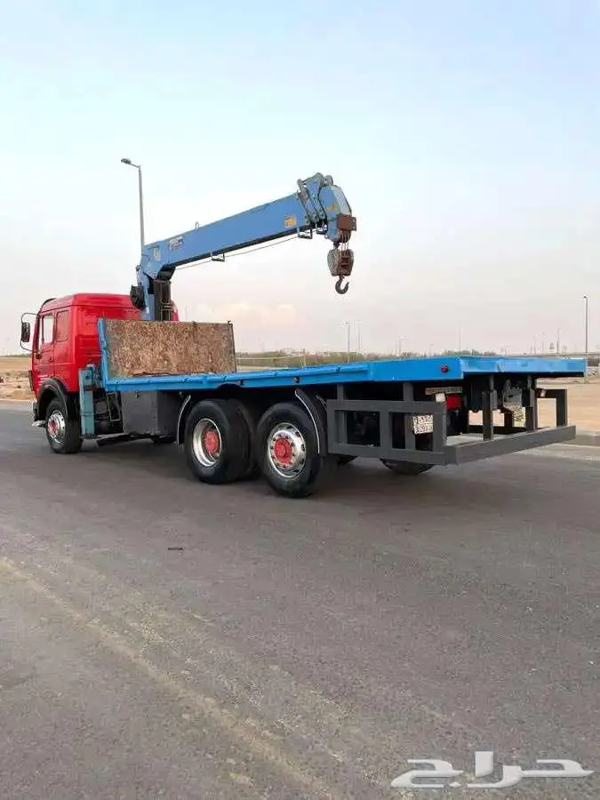 مرسيدس ال بي موديل 1988 طراز 1935 مجهز بونش BOOM TRUCK 7