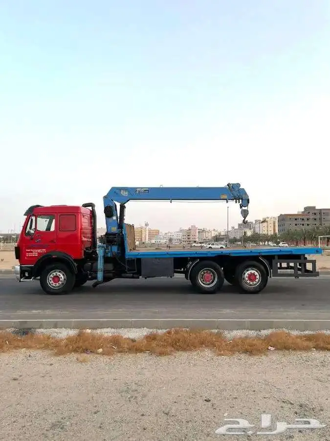مرسيدس ال بي موديل 1988 طراز 1935 مجهز بونش BOOM TRUCK 10