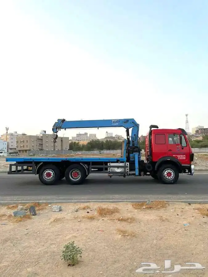 مرسيدس ال بي موديل 1988 طراز 1935 مجهز بونش BOOM TRUCK 12