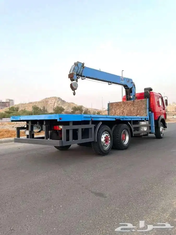 مرسيدس ال بي موديل 1988 طراز 1935 مجهز بونش BOOM TRUCK 26