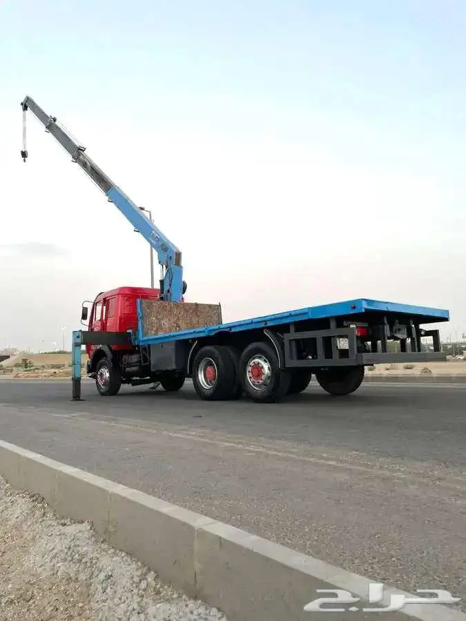 مرسيدس ال بي موديل 1988 طراز 1935 مجهز بونش BOOM TRUCK 15