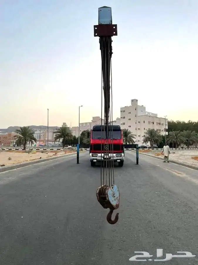 مرسيدس ال بي موديل 1988 طراز 1935 مجهز بونش BOOM TRUCK 19