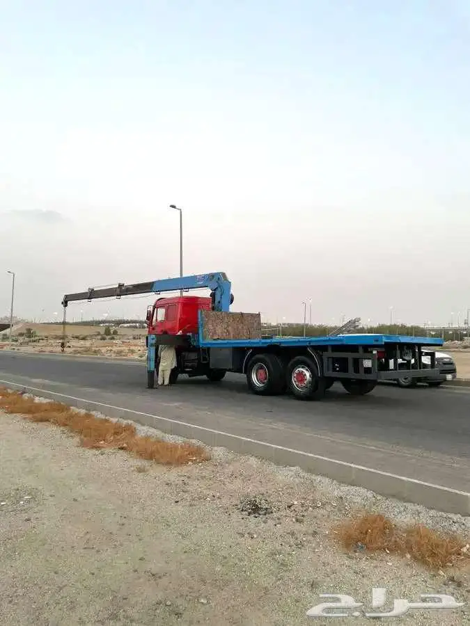 مرسيدس ال بي موديل 1988 طراز 1935 مجهز بونش BOOM TRUCK 29