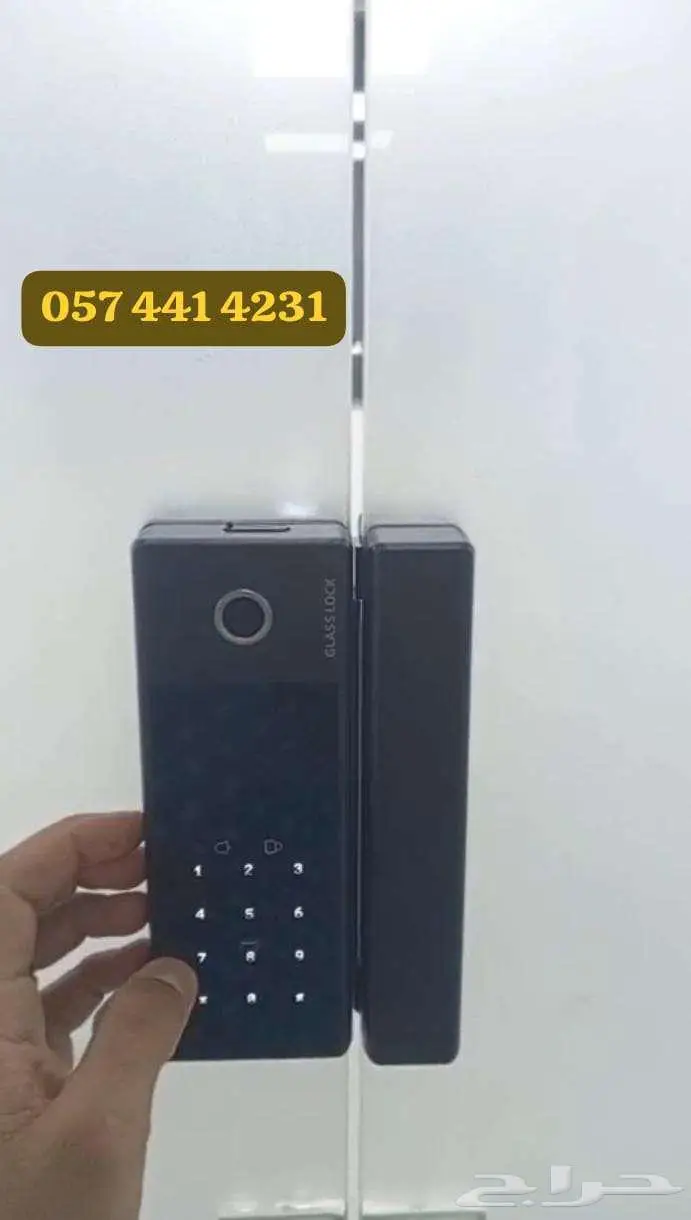 سمارت لوك ابواب زجاج قفل ذكي 0