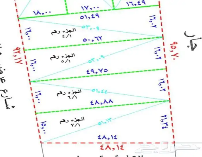 للبيع قطع اراضي حي الرحاب بريدة 4