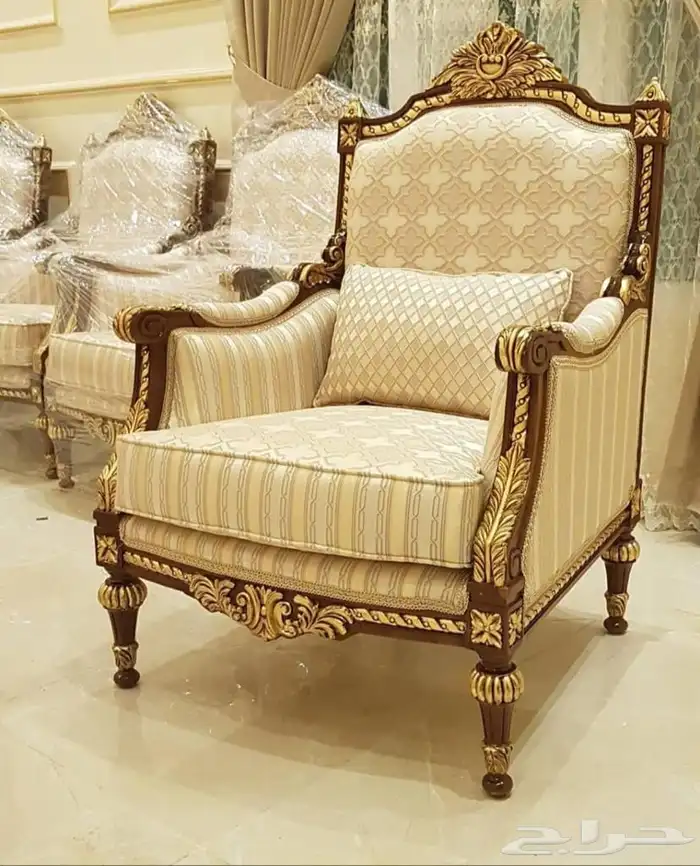 كرسي ملكي كراسي مل كراسي وكنب ملكي مجالس ملكي كراسي خشب زان 30
