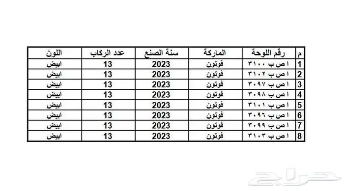 باصات فوتون مديل 2023 2