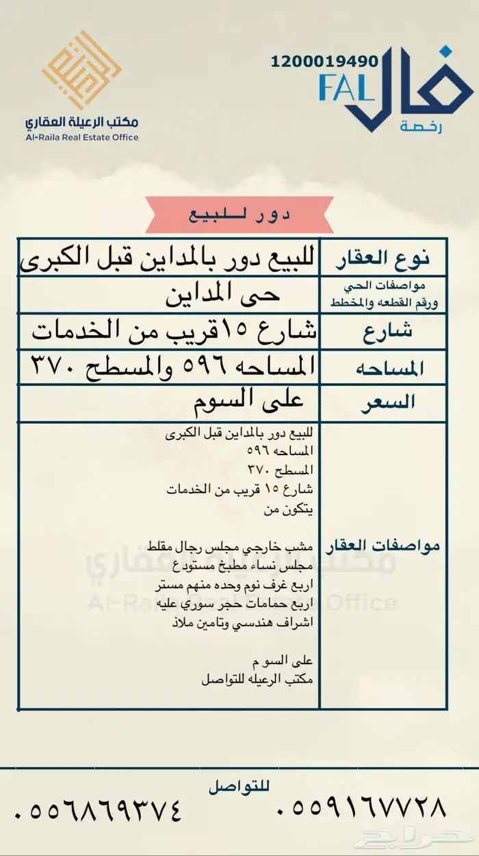 للبيع دور بالمداين قبل الكبرى 0
