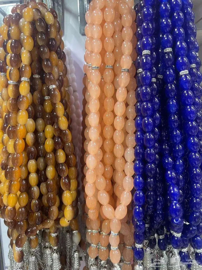 سبح جملة بسعر جملة السبح (زجاج) 7 ألوان 1